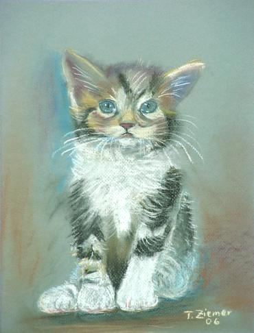Pastellkreide-Bild von Trude Ziemer, gemalt beim Zeichnen und Malen-Kurs mit Br. Johannes S. Estner